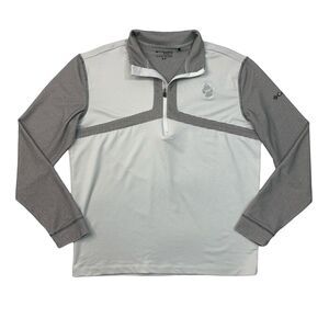Columbia Golf Shirt Mens M Medium Omni Wick Quarter Zip Long Sleeve Pullover
